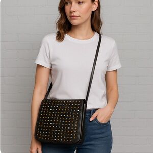 Patricia Nash leather studded bag